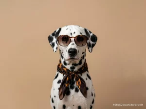 Dasselbe Produktfoto mit KI-generierter Sonnenbrille